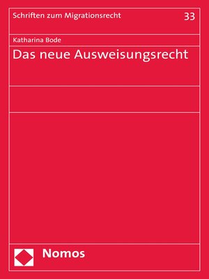 cover image of Das neue Ausweisungsrecht